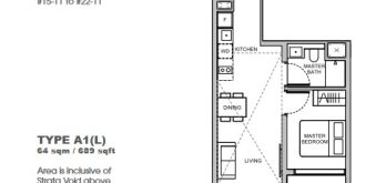 hillock-green-floor-plan-1-bedroom-type-a1-singapore